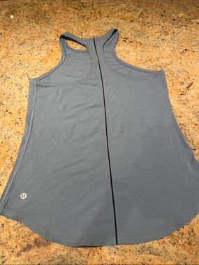 lululemon athletica Slate Gray Racerback Tank Top